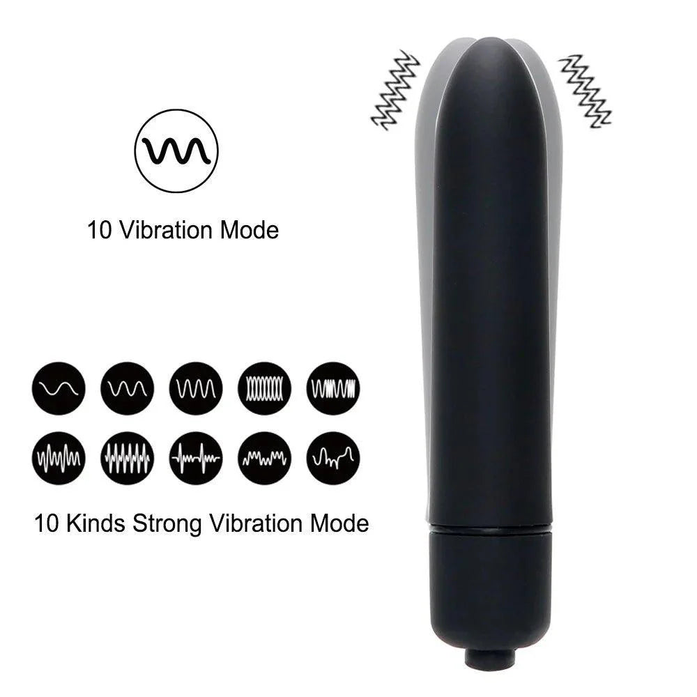 Adult Silicone Anal Plug Dildos Bullet Vibrator Butt Plugs - additional view