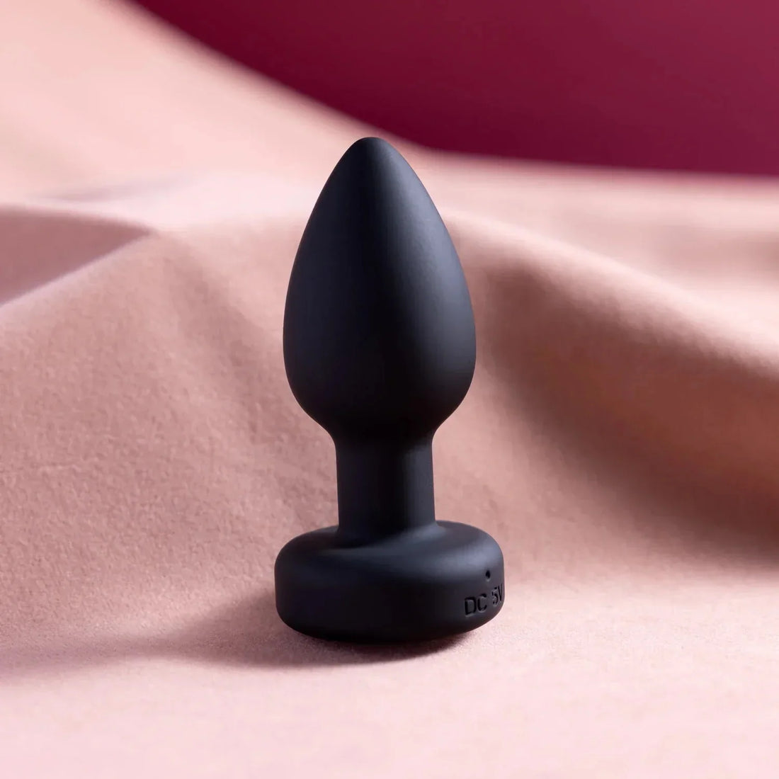 Anal Explorer silicone plug shown in front view with tapered design