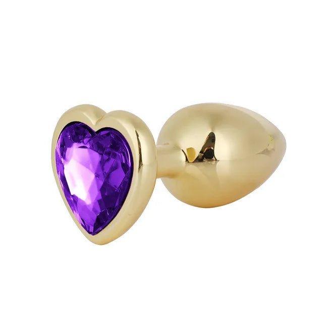Anal Plug Female 3 Sizes Mini Heart Hip Stimulator Smaller - additional product image