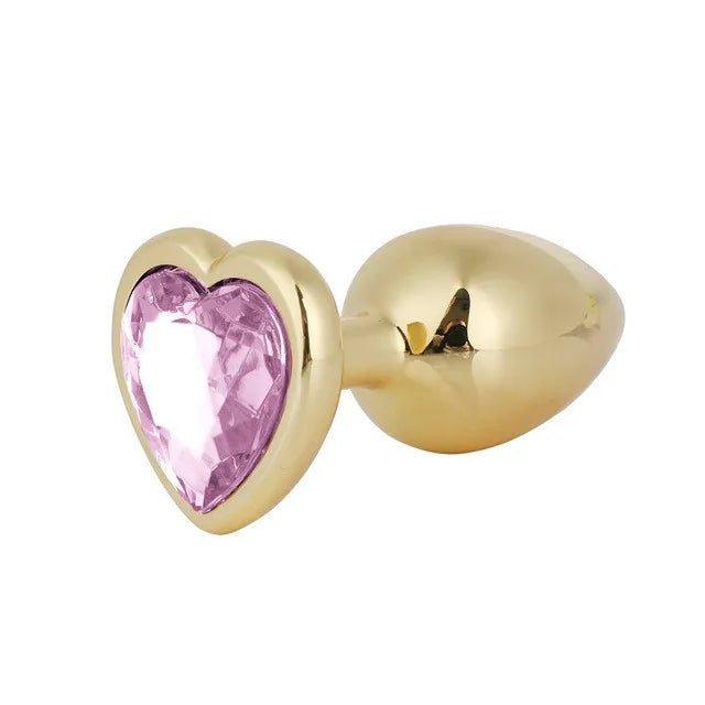 Anal Plug Female 3 Sizes Mini Heart Hip Stimulator Smaller - detail image