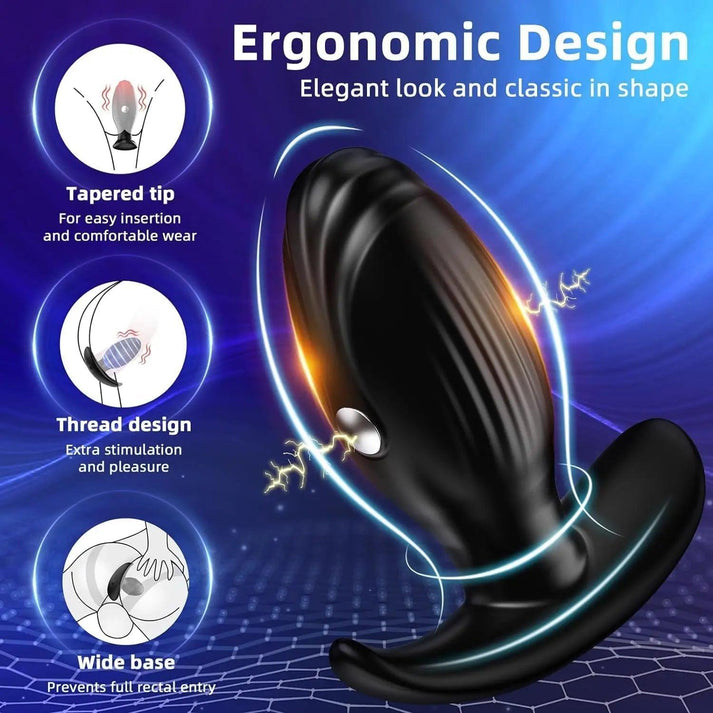 Anal Plug Vibrator - extra detail view