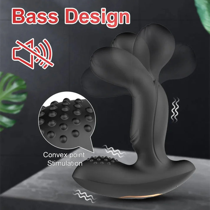 Anal Plug Vibrator Tickling Prostate Massager Masturbators — view 6