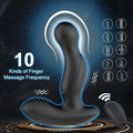 Anal Plug Vibrator Tickling Prostate Massager Masturbators - alternate view