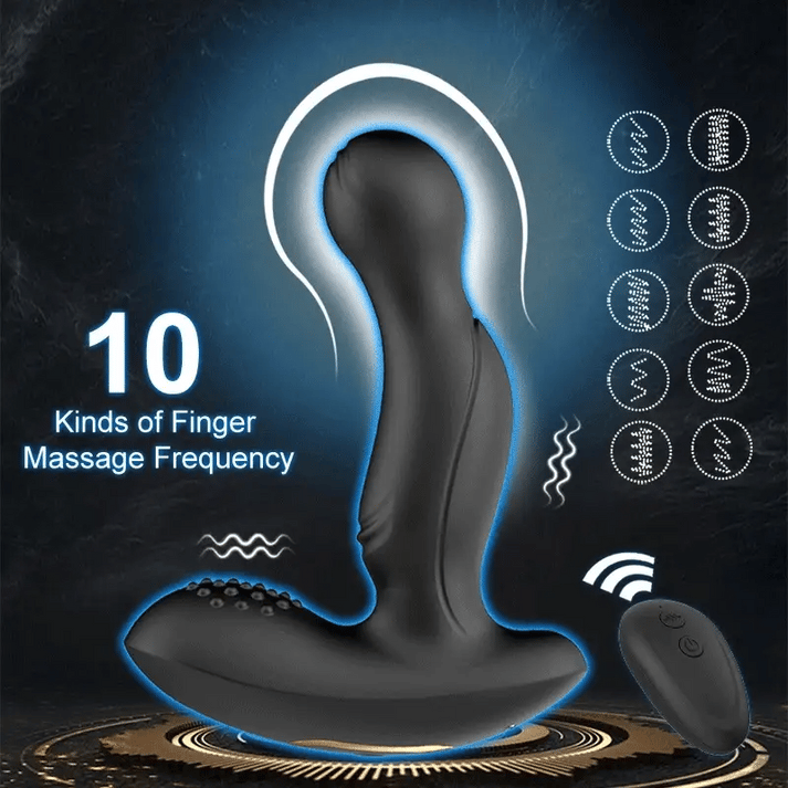 Anal Plug Vibrator Tickling Prostate Massager Masturbators — view 2