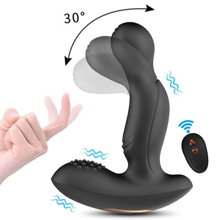 Anal Plug Vibrator Tickling Prostate Massager Masturbators