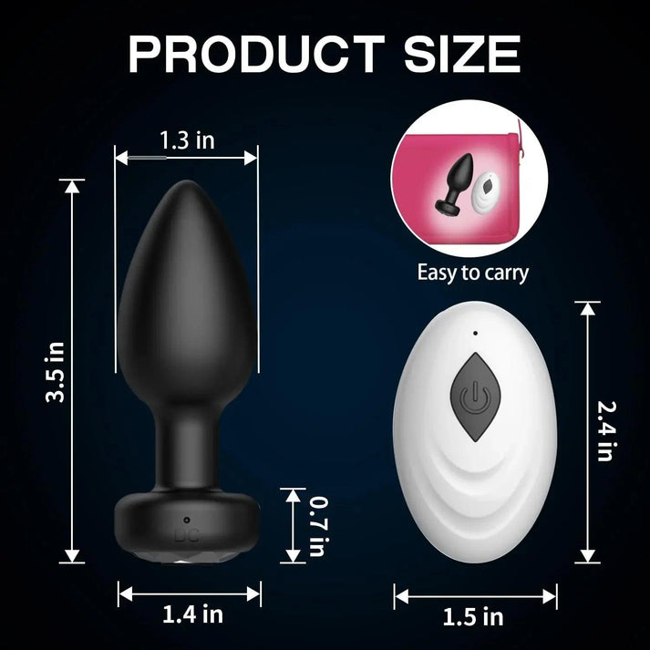 APP Wireless Control Anal Vibrator Butt Plug - additional view