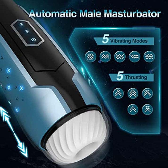Automatic Male Masturbator with Thrusting & Vibrating - detail view
