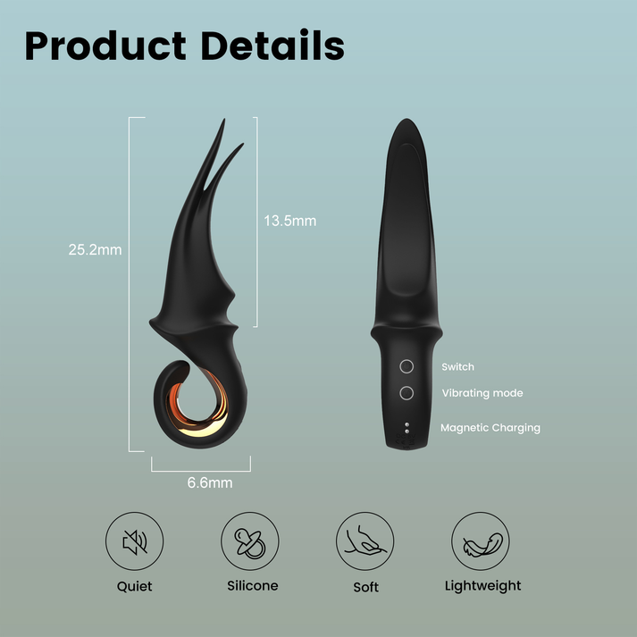 10 Modes G-spot Vibrator Unique Design Vibrating Massager Female Cliroris Stimulator Silicone Vibrating Dildo Sex Toy — view 3