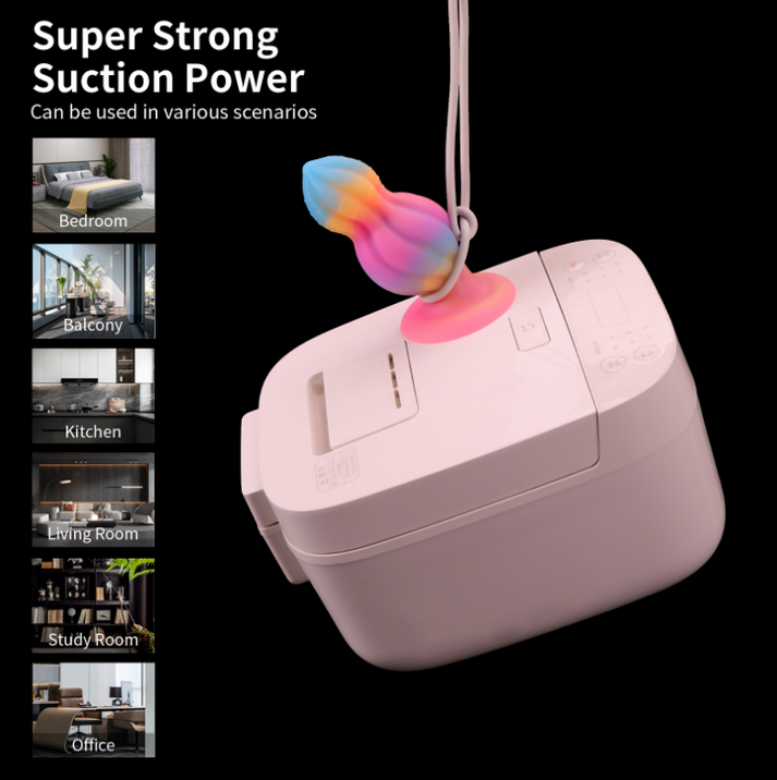 SM New Fluorescent Anal Plug With Anal Dilation Massage — view 6