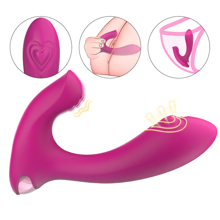 Curved wearable panty vibrator with slim insertable arm