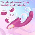 Tongue Licking Vibrator G - Spot Adult Feminine Products - detail view