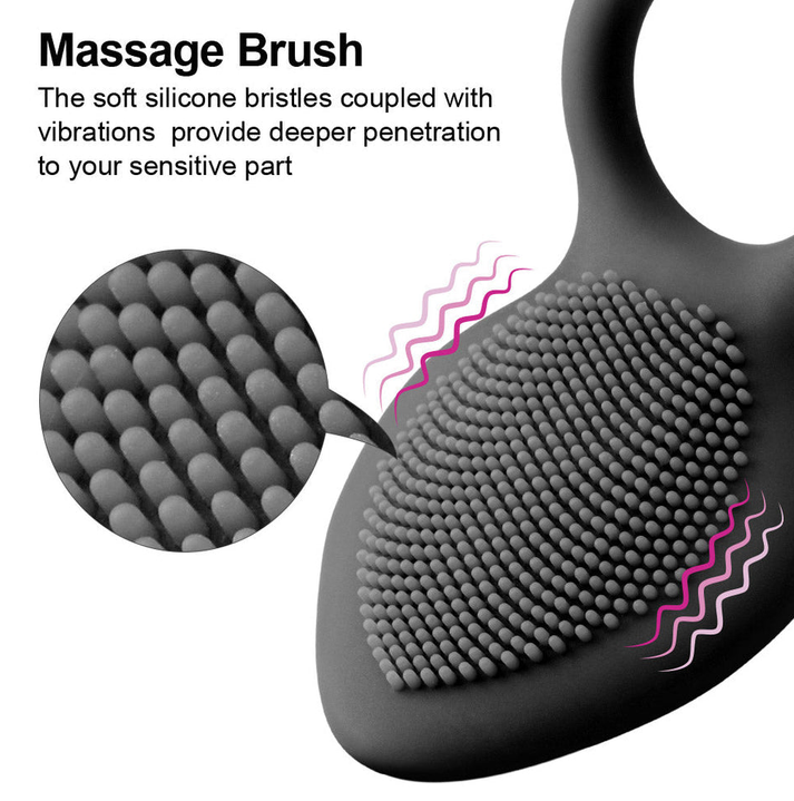 Men Single Cock RingsVibrator Generation 2,Black — view 5