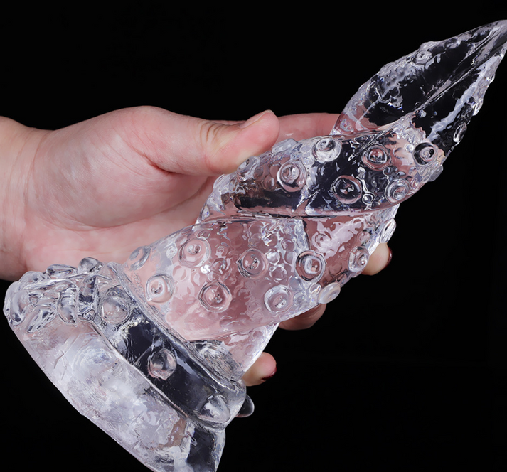 Special - Shaped Anal Plug Dildo Crystal Double Dragon - additional view