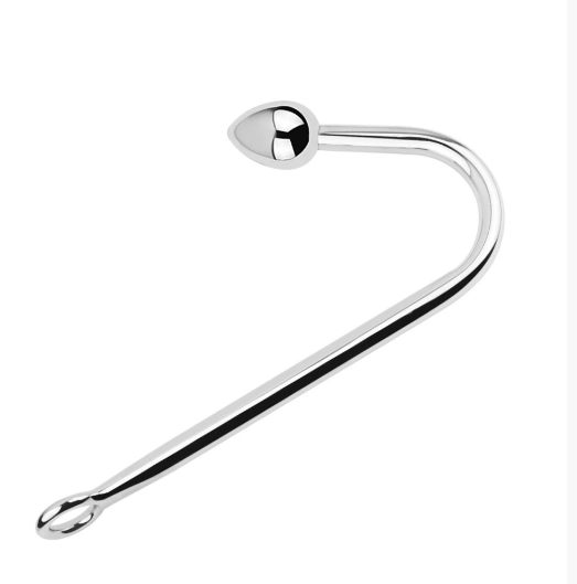 SM Metal hook anal plug — view 3