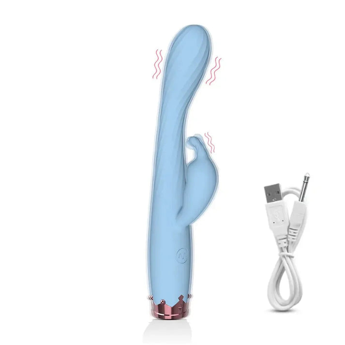 Beginner 10 Frequency Nipple Clit Clitoris Stimulation G-Spot Rabbit Vibrator — view 10