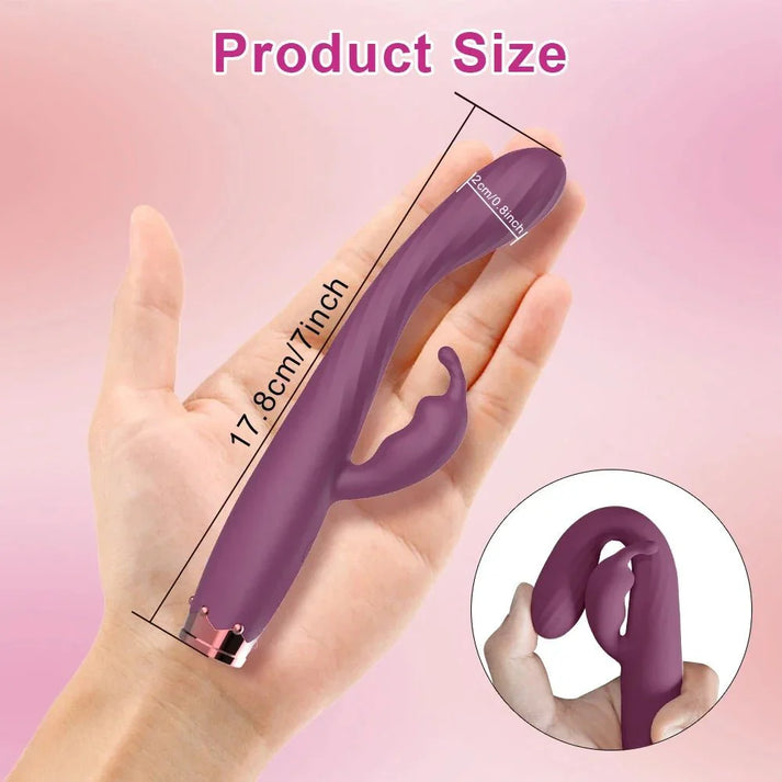 Beginner 10 Frequency Nipple Clit Clitoris Stimulation G-Spot Rabbit Vibrator — view 6