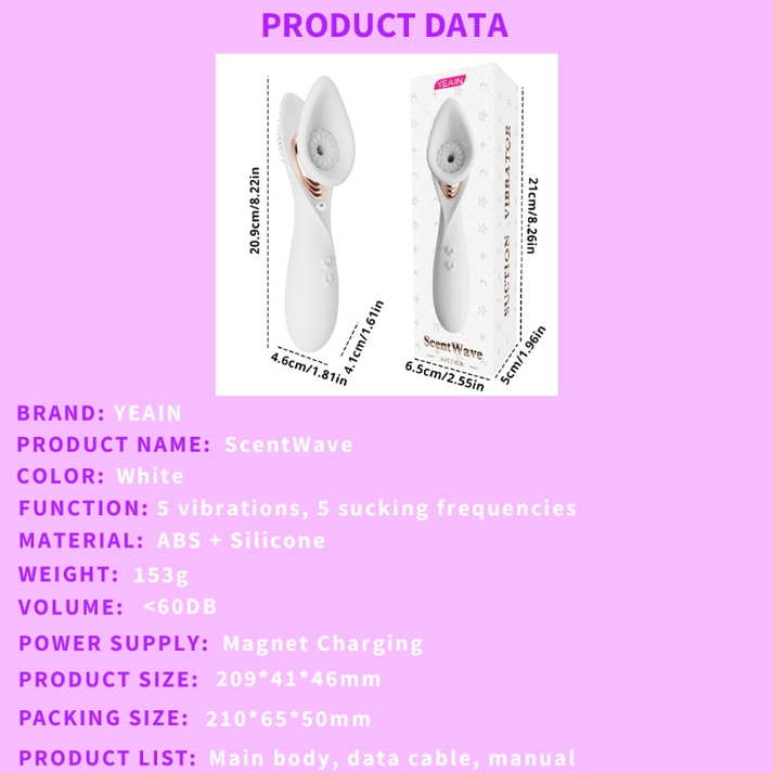 Vacuum sucking vibrator — view 6