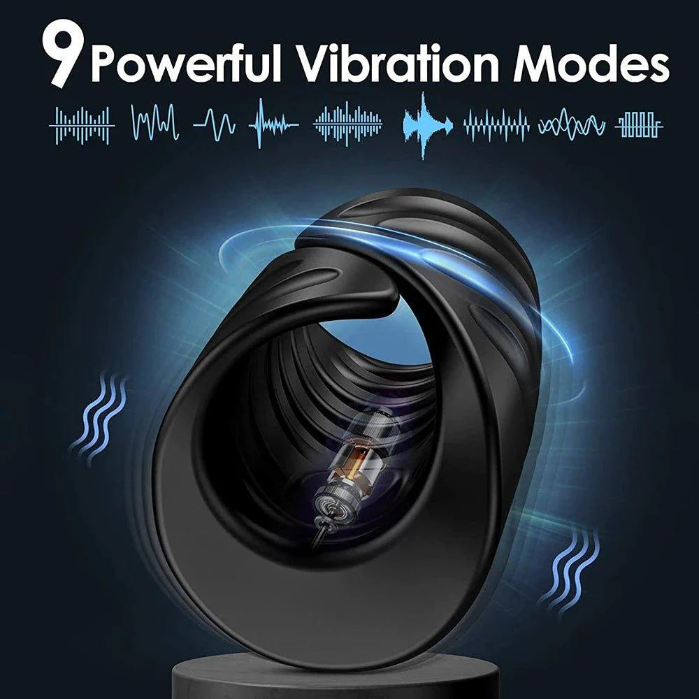 Bluetooth APP Penis Training Vibrator - detail view