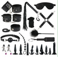 Bondage Leather and Faux Fur 10 - Piece & 11 - Piece Set - alternate view