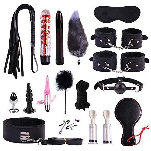 Bondage Leather and Faux Fur 10 - Piece & 11 - Piece Set - additional view
