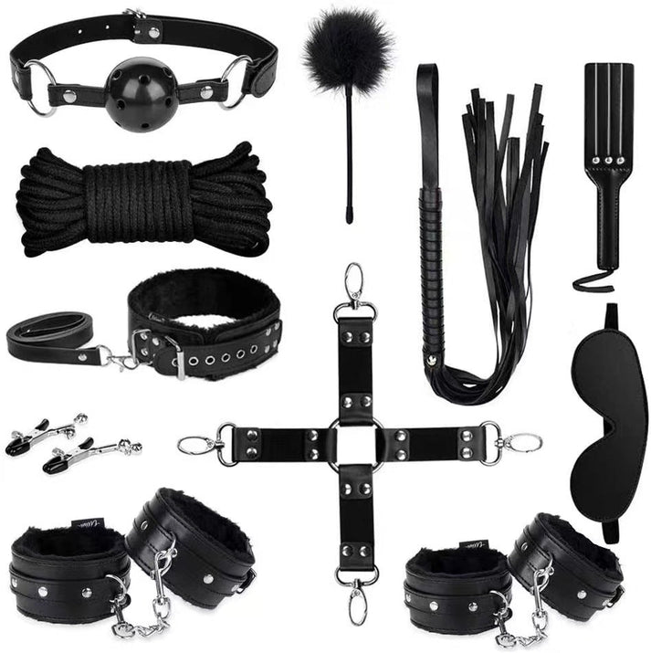 Bondage Leather and Faux Fur 10 - Piece & 11 - Piece Set - gallery image