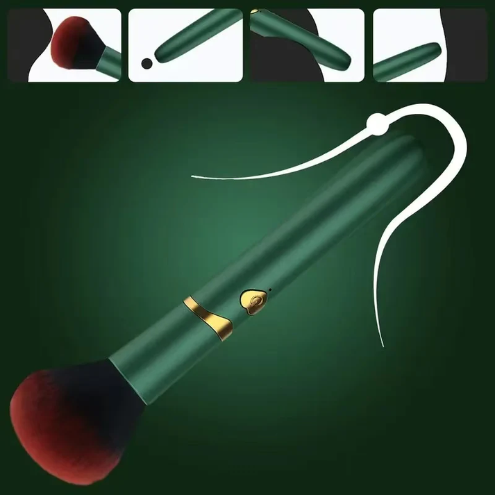 Strong rechargeable brush shaped female vibrator — view 3