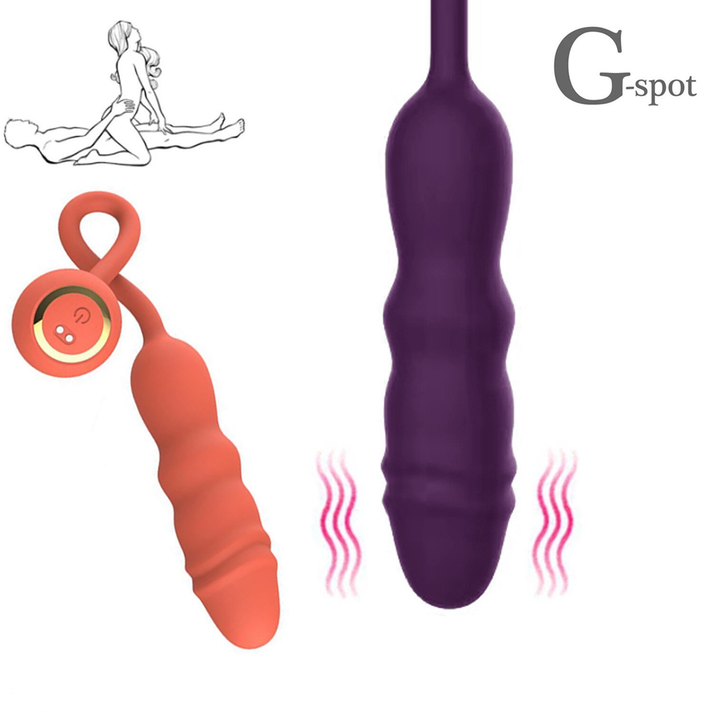 Rechargeable Telescopic Vibrator - detail view