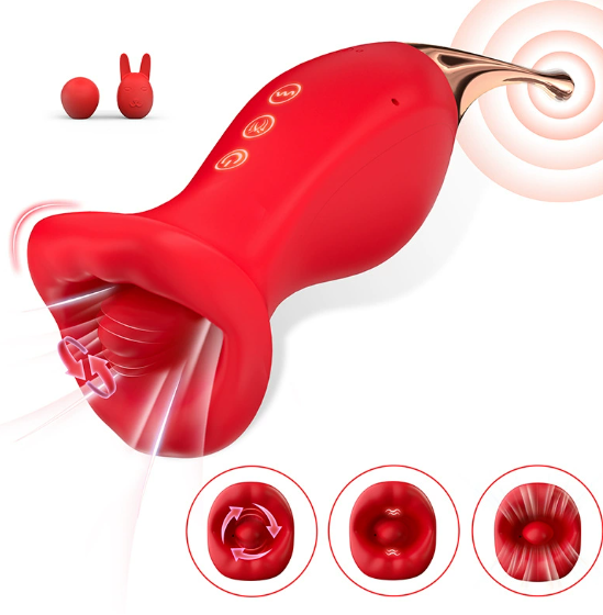 Rose Sucking Licking Vibrator - product image
