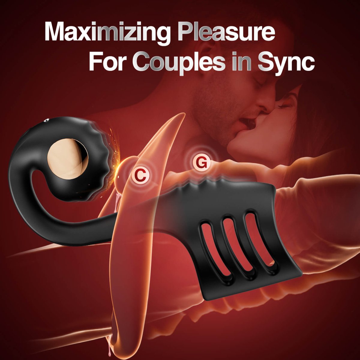 Case|multi Stimulation Snail - Shaped Penis Sleeve Ring - gallery image