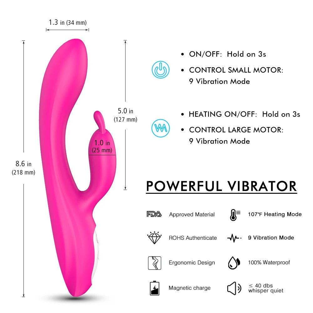 PHANXY G - Spot Dildo Rabbit Vibrators - detail view