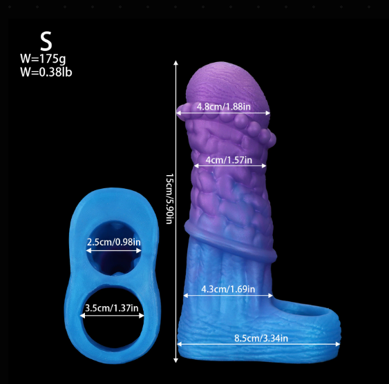 Hollow set massage particles for men lock essence thickened and lengthened mace set sex toys