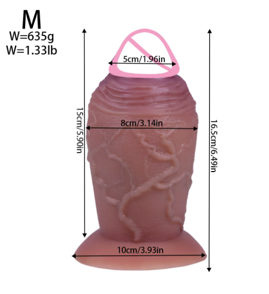 Silicone Wearable Dildos - alternate view