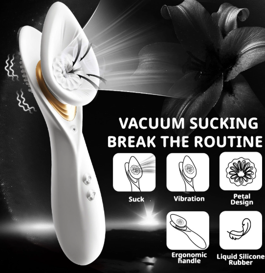 Vaccum Sucking Vibrator - detail view