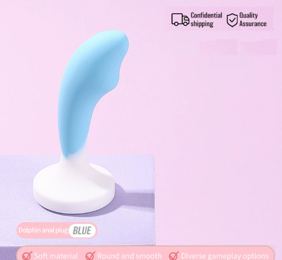 Mini silicone candy color anal plug — view 2