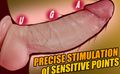 7 Inch Girth Huge Thick Dildo, Real Skin Dual Density - alternate gallery view