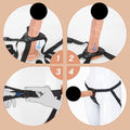 Sm Lesbian Dildo Belt Pull - Up Pants - detail view