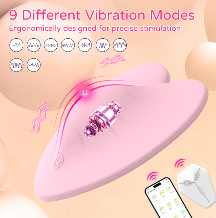Heart - Shaped APP and Remote Control Vibrator - extra detail view