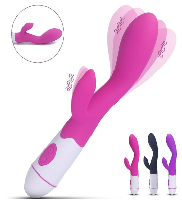 Rabbit Vibrator G Spot Dildo Vibrator - detail view