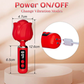 Rotary Rose Vibrator - alternate view