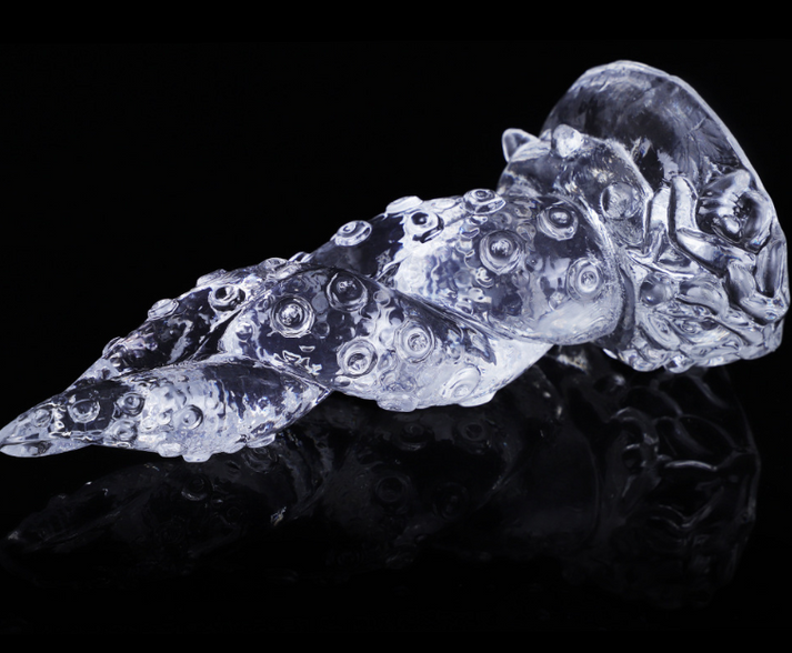 Special - Shaped Anal Plug Dildo Crystal Double Dragon - alternate gallery view