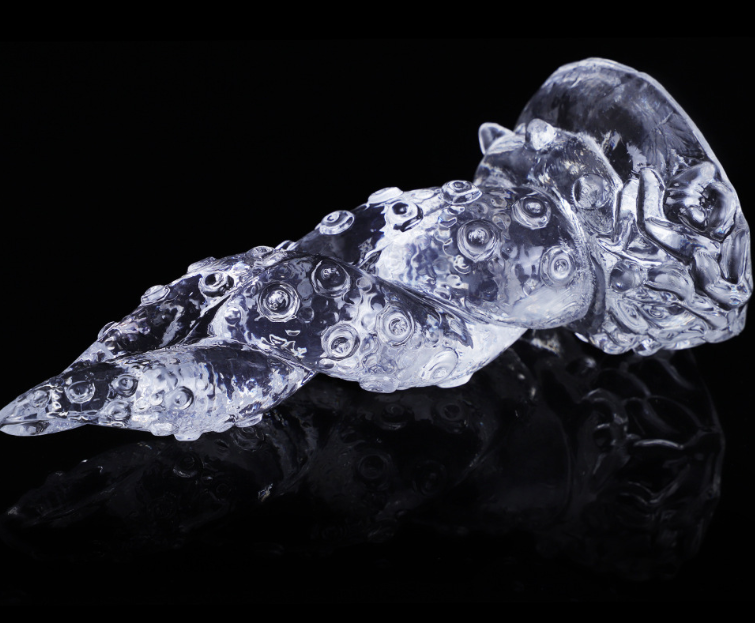 Special - Shaped Anal Plug Dildo Crystal Double Dragon - alternate gallery view