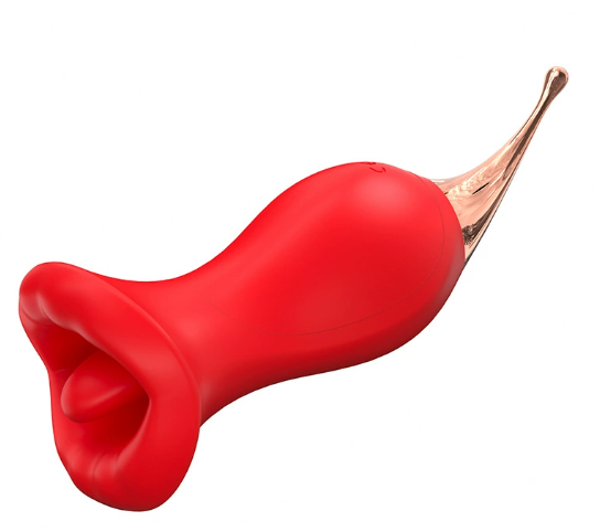 Rose sucking licking vibrator