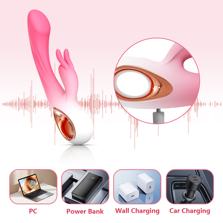 Soft Rabbit G - Spot Double - Ended Vibrator - additional product image