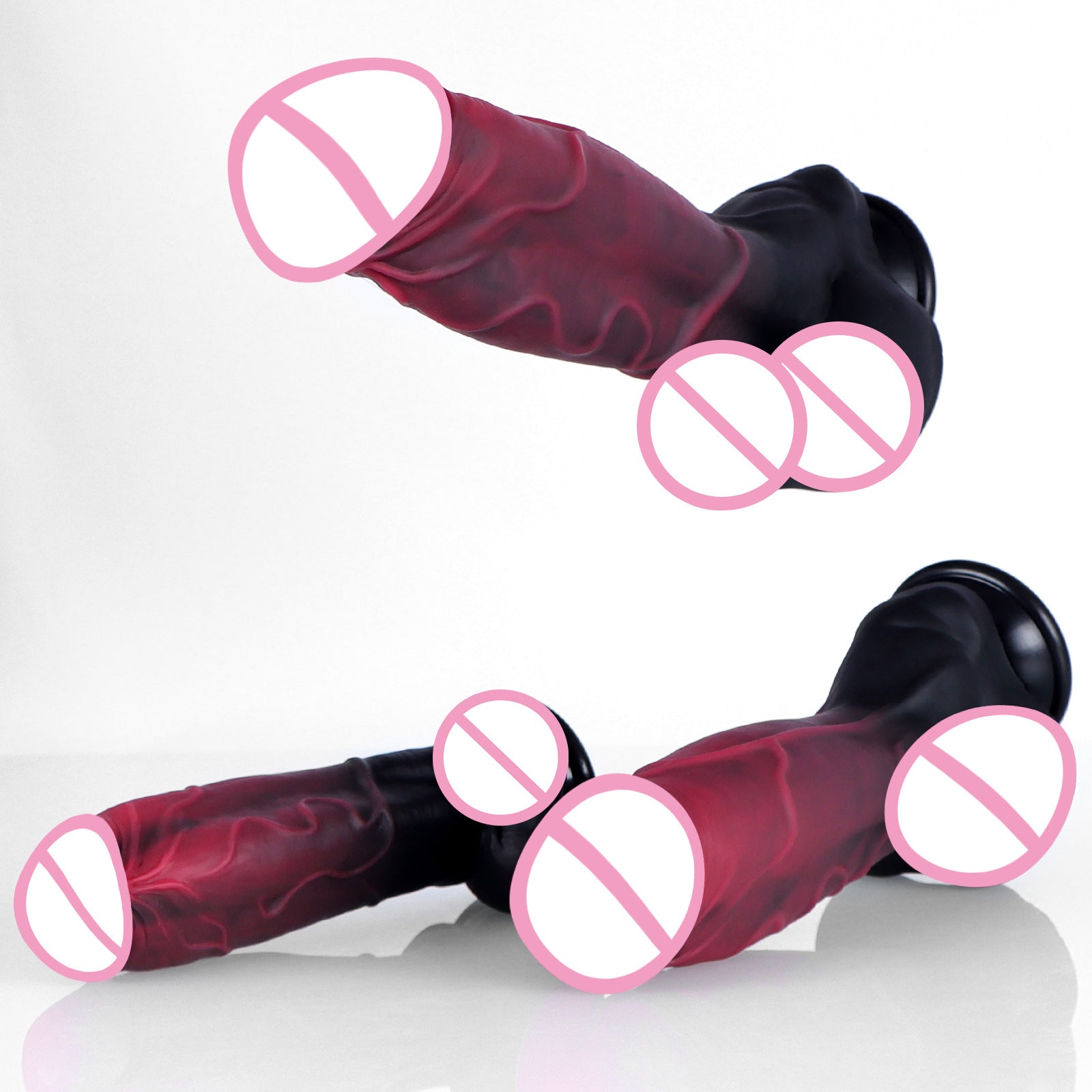 Thick Big Meridians Dildos - extra detail view