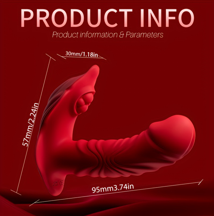 Rose Wearable APP enables remote control telescopic vibrator