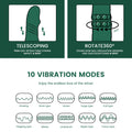 Dark Green Ball - Bearing Ten - Frequency Vibrator - detail view