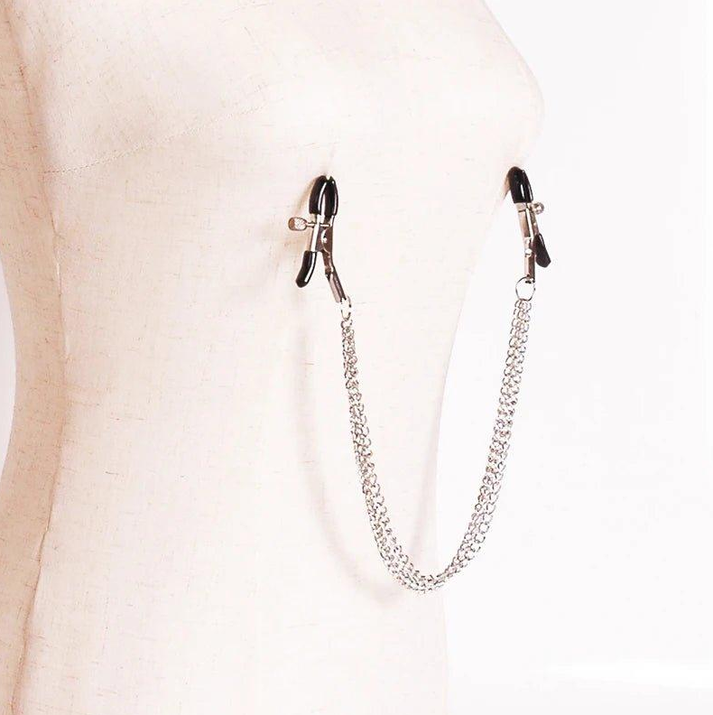Adjustable nipple clamps sex toy