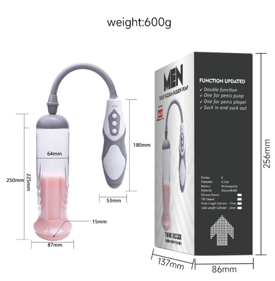 Masturbator Sucking Vacuum Penis Trainer - additional view