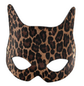 SM Leopard Print Eye Masks Handcuffs - detail view