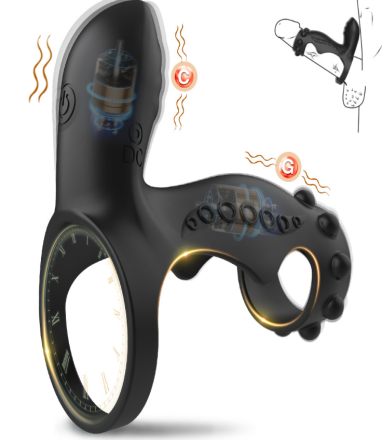 Insertable convex point Vibrating Cock Rings